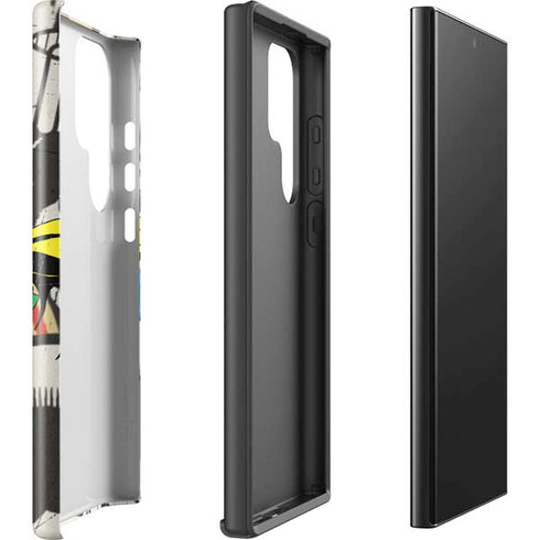 DC Comics Batman and Robin Vintage Action Pose Galaxy S25 Ultra Impact Case